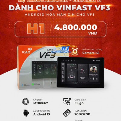 Màn hình Android Elliview MHU VF3