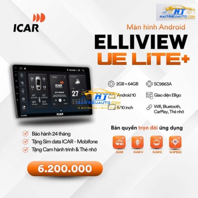 M&agrave;n h&igrave;nh Android ICAR Elliview UE LITE+