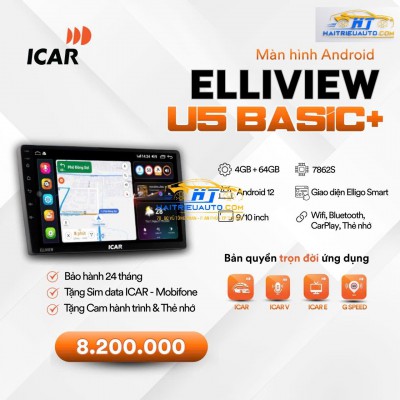 M&agrave;n h&igrave;nh Android  Elliview U5 BASIC+