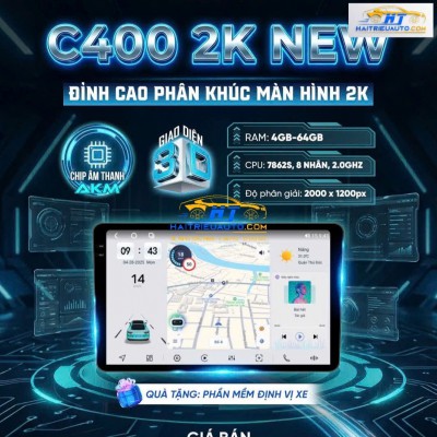 M&agrave;n h&igrave;nh android Vincar C400 2K