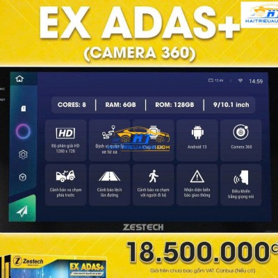 M&agrave;n h&igrave;nh android Zestech EX ADAS+