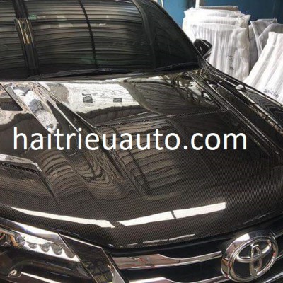 độ nắp cap po cacbon cho xe fortuner 
