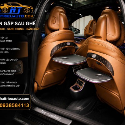 B&agrave;n l&agrave;m việc ghế sau xe Mercedes E  