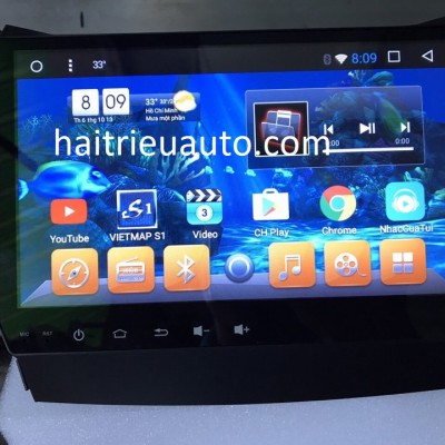 M&agrave;n h&igrave;nh android ORION theo xe Santafe 2016