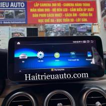 M&agrave;n h&igrave;nh android theo xe Mercedes C200 2018
