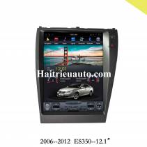M&agrave;n h&igrave;nh tesla android cho xe Lexus ES 350