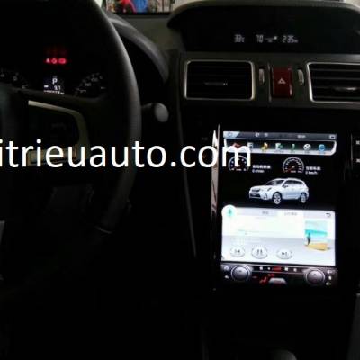 màn hình android theo xe subaru outback 