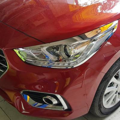 viền đèn trước cho xe Hyundai Accent 2018