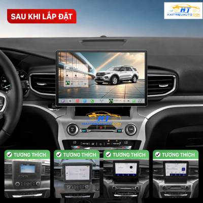 M&agrave;n h&igrave;nh android xe Ford Explorer 2024
