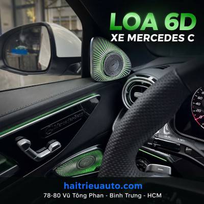 Bộ loa xoay 6D xe Mercedes C
