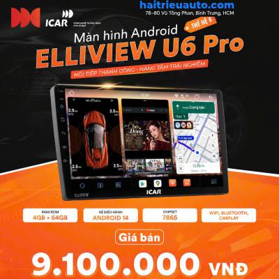 M&agrave;n h&igrave;nh android  Ellivew U6 Pro