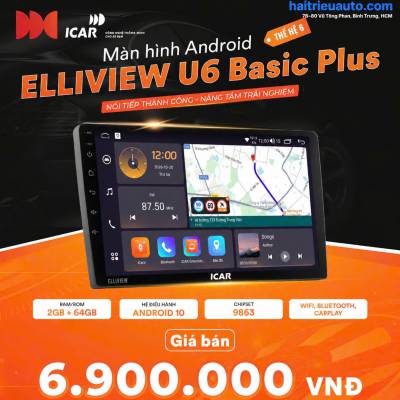 M&agrave;n h&igrave;nh android  Ellivew U6 Basic Plus