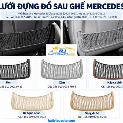 Lưới đựng đồ sau ghế xe  Mercedes 