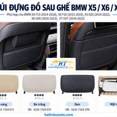 T&uacute;i đựng đồ sau ghế xe BMW 