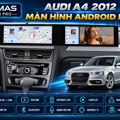 M&agrave;n android Omas A11 Pro xe Audi A4 2012