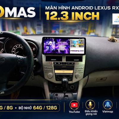 M&agrave;n h&igrave;nh android 12inch xe Lexus RX 2007