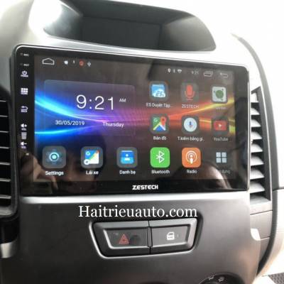 màn hình android theo xe Ford Ranger 2015