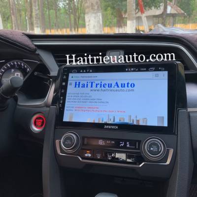 màn hình android zestech theo xe honda civic 2018