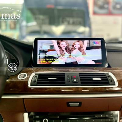 Màn hình android Omas 12in xe BMW 528iGT