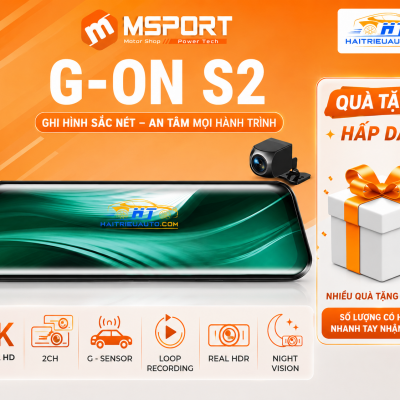Camera h&agrave;nh tr&igrave;nh Msport G-ON S2