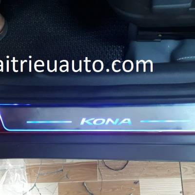 nẹp bước chân đèn led xe Hyundai Kona