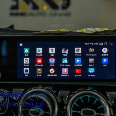 Nâng cấp màn hình android xe Mercedes C 2022