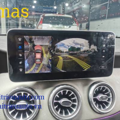 Màn hình android Omas 360 xe mercedes GLA