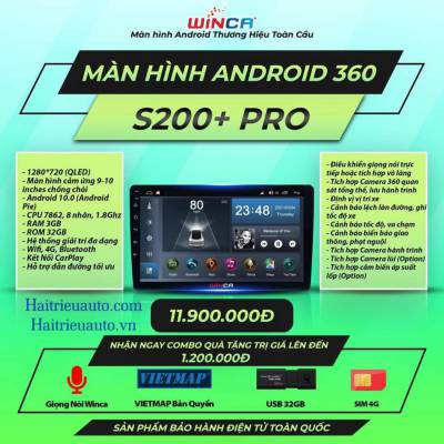 Màn hình android Winca S200+PRO