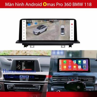 Màn hình android Omas Pro 360 xe BMW 118