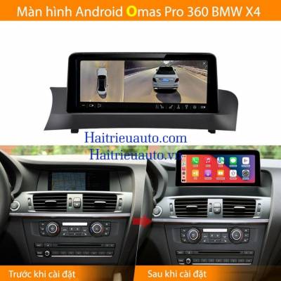 Màn hình android Omas Pro 360 xe BMW X4