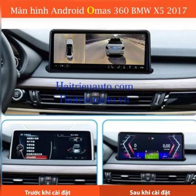 Màn hình android Omas 360 xe BMW X5 2017