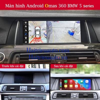 Màn hình android Omas 360 xe BMW 5 series 