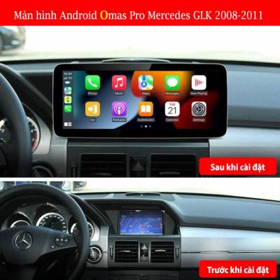 Man hình android Omas pro xe mercedes GLK 2008-2010