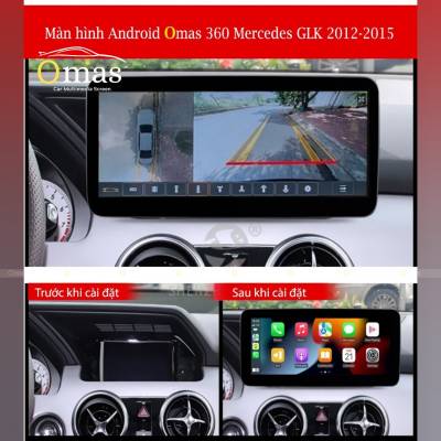 Màn hình android Omas 360 xe mercedes GLK 2011-2015