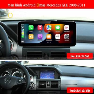 Màn hình android Omas xe mercedes GLK 2008-2010