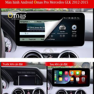 Màn hình android Omas pro xe mercedes GLK 2011-2015