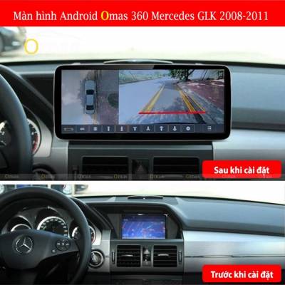 Màn hình android Omas 360 xe mercedes GLK 2008-2010