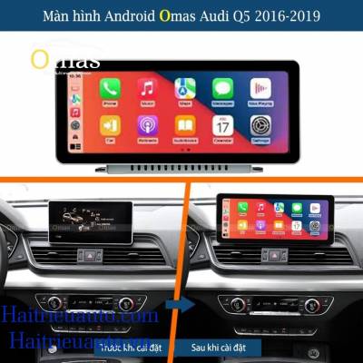 Màn hình android Omas 360 12in xe Audi Q5 2016-2019