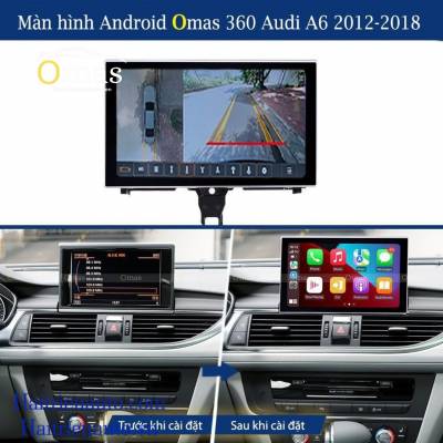 Màn hình android Omas 360 xe Audi A6