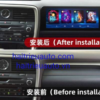 Màn hình android bên phụ xe Lexus RX