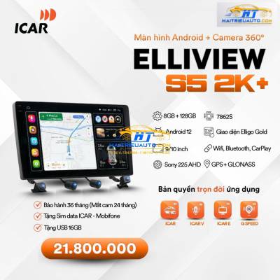 M&agrave;n h&igrave;nh Android ICAR Elliview S5 2K+
