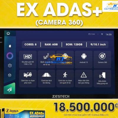 M&agrave;n h&igrave;nh android Zestech EX ADAS+