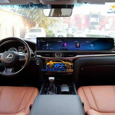 N&acirc;ng cấp m&agrave;n h&igrave;nh xe Lexus LX570 l&ecirc;n LX670