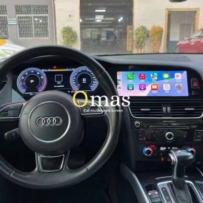 M&agrave;n h&igrave;nh android liền đồng hồ xe Audi A4