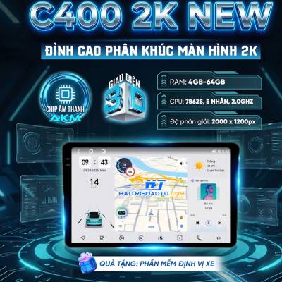 M&agrave;n h&igrave;nh android Vincar C400 2K