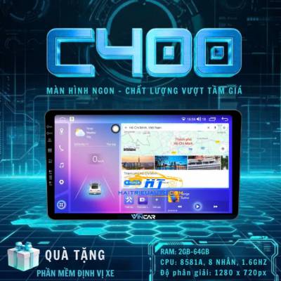M&agrave;n h&igrave;nh android Vincar C400
