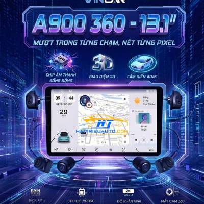 M&agrave;n h&igrave;nh Vincar A900 360