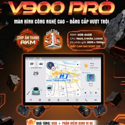 M&agrave;n h&igrave;nh android Vincar V900 PRO