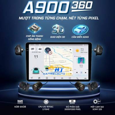 M&agrave;n h&igrave;nh android Vincar V600 PRO 360