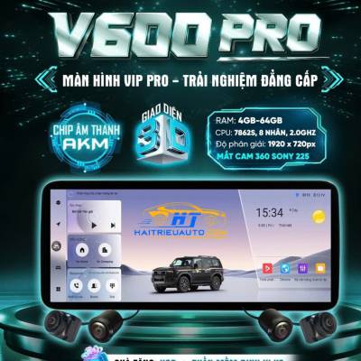 M&agrave;n h&igrave;nh android Vincar V600 PRO